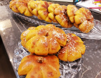 نان کدو حلوایی خوشمزه