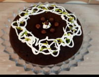 کیک شکلاتی فندقی