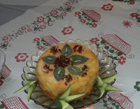 ته چین مرغ و گوشت