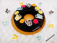 کیک کرم شکلاتی