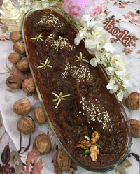 فسنجان با الو و بلدرچین