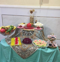 میزیلدای ۹۶ من .کوکی کیک دسر لبو ژله باسلوق چیزکیک اناری میوه خشک وکاپ کیک