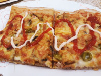 پیتزا مخلوط با خمیر ایتالیایی