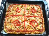 خمیر همه کاره (پیتزاگوشت)