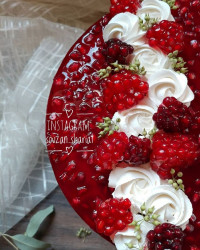 چیز کیک انار (ایده یلدا)