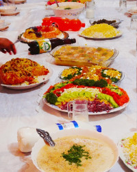 سفره شام مهمانی