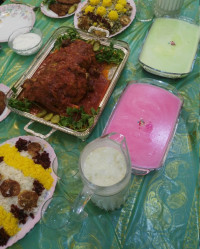 ژیگو، شینسل مرغ، ترایفل، برنج با تزیین