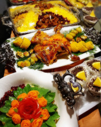 یه میز شام خووشمزه برای ایده