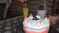کیک خامه ای زهراپز