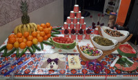 میز یلدای ۹۶ و تزئینات