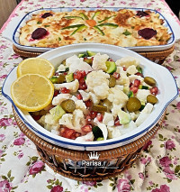 سالاد گل کلم ایتالیایی (رژیمی)