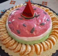 کیک هندوانه یلدا ۹۶