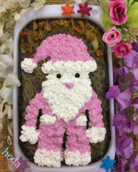 اش رشته تزیین بابانوعل با کشک