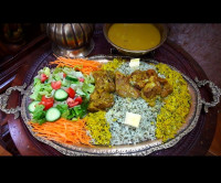 باقالی پلو با ماهیچه