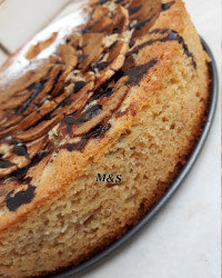 کیک سیب دارچینی