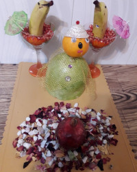 تزیین میوه شب یلدا