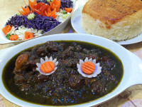خورش آلو اسفناج
