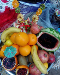 میوه آرایی یلدایی من