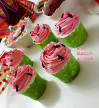 کاپ کیک هندوانه ای
