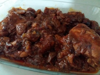 خورشت آلو مسما با رب انار