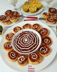 رولت سیب زمینی وگوشت