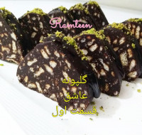 شیرینی موزائیکی بدون فر