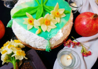 کیک با روکش نارگیل