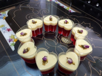 دسر کاسترد وژله