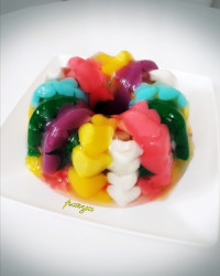 ژله خرده شیشه شفاف