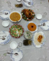 شام مهمونی تولد پدر شوهر عزیزم