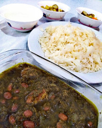 قرمه سبزی خوشمزه