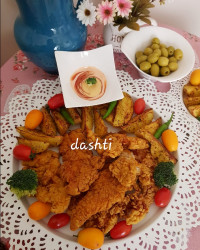 فیله_مرغ_استریپسی ناهار امروزمون