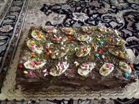 کیک خونگی خیلی خوشمزه شده