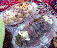 دلمه برگ مو و کلم