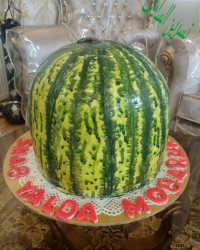 کیک هندوانه شب یلدا سال۹۷