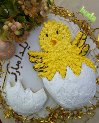کیک اسفنجی جوجه اخر پاییز