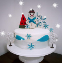 اینم کیک برفی من