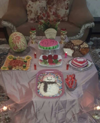 سفره یلدای خواهرم
