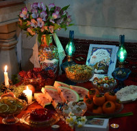 سفره امسال شب یلدای من یلدا۹۷ یلدا