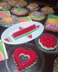 ژله برنج دوشاب ،باسلوق ژله ای