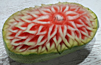 حکاکی هندوانه یلدا