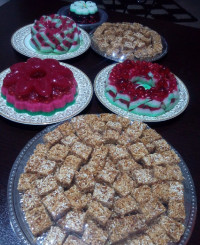 برنج دوشاب وژله