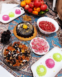 یلدا۹۷قبل از شام خونه داداش عزیزم