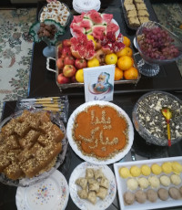 میز یلدا 97 خونه مامان