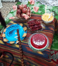 بخشی از کارای من شب یلداااا