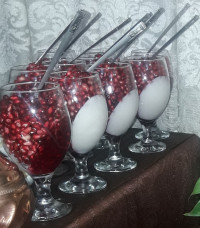 دسر سه لایه انار