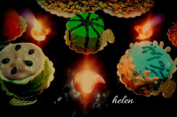 کیک های مینیاتوری من واسه شب یلدا?