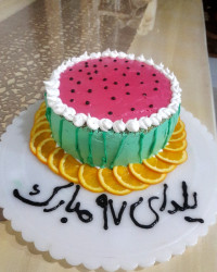 اولین کیک خامه کشی من