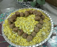 شویدپلو باگوشت قلقلی