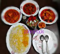 خورشت آلومسما غوره مسما کوفته قلقلی